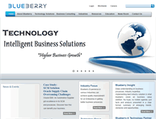 Tablet Screenshot of blueberrytechnologies.in